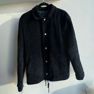 Velvet dark blue jacket from Zara. Size S.